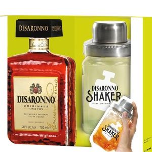 Disaronno Glass Cocktail Shaker
